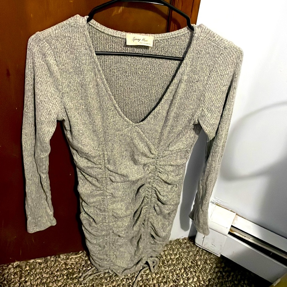 NWTs Gray Knit Dress